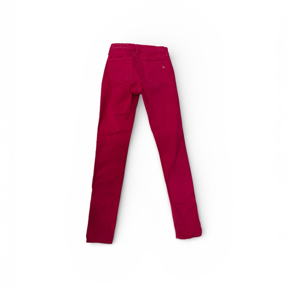 rag & bone Women's Vibrant Pink Skinny Jeans